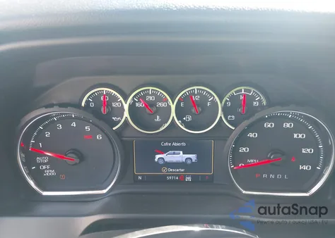 2020 Chevrolet Silverado z USA, uszkodzony, nr VIN 1GCRCREG2HZ343955